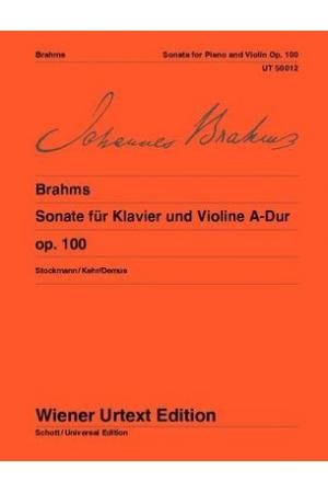 勃拉姆斯 A大调小提琴奏鸣曲 op. 100 | UT50012