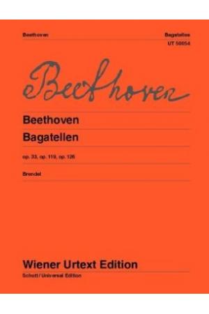贝多芬 钢琴小曲op. 33、op. 119、op. 126 UT50054