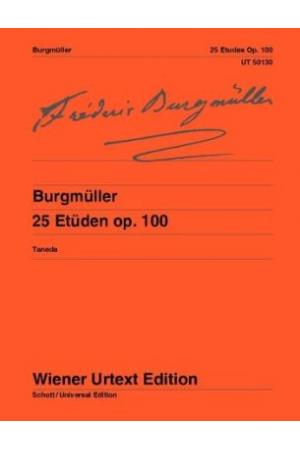布格缪勒 25首钢琴简易进阶练习曲 op. 100 | UT50130