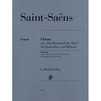 SAINT-SAËNS 圣桑 “大象”选自《动物狂欢节》为低音提琴与钢琴而作 HN 730