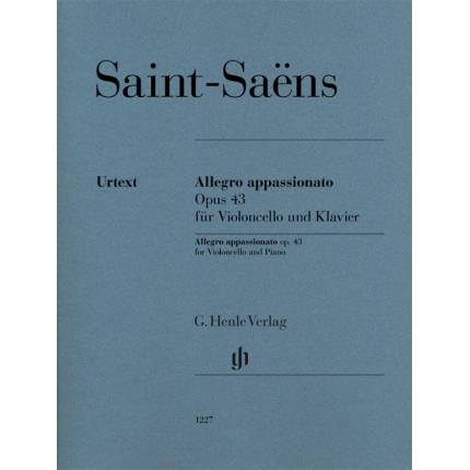  SAINT-SAËNS 圣桑 “有激情的快板”op. 43 为大提琴与钢琴而作 HN 1227