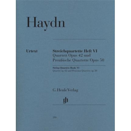  HAYDN 海顿 弦乐四重奏 VI op. 42 and op. 50 (普鲁士) HN 210 