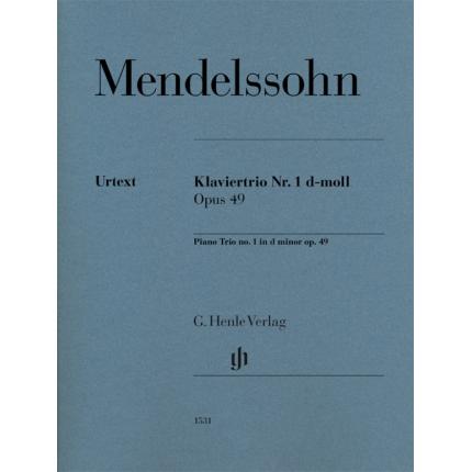 MENDELSSOHN 门德尔松 d小调第一钢琴三重奏 op. 49 HN 1531