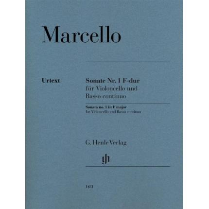  MARCELLO 马尔切洛 F大调第一奏鸣曲--为大提琴与数字低音而作 HN 1481 