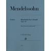 MENDELSSOHN 门德尔松 d小调第一钢琴三重奏 op. 49 HN 1531