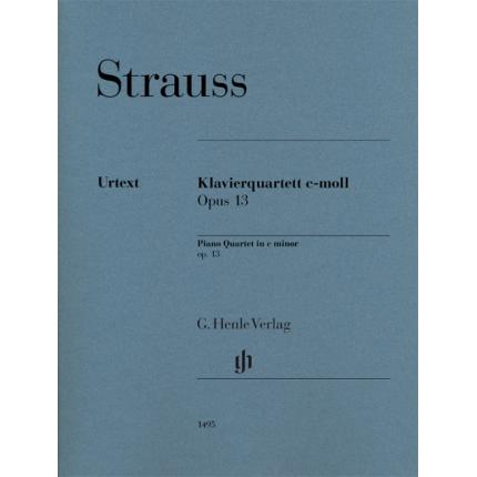 RICHARD STRAUSS 理查·施特劳斯 c小调钢琴四重奏，op. 13 HN 1495