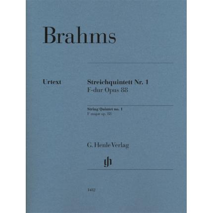  BRAHMS 勃拉姆斯 F大调第一弦乐五重奏，op. 88 HN 1482 
