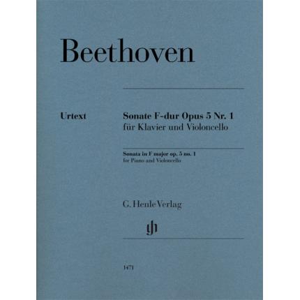 BEETHOVEN 贝多芬 F大调大提琴奏鸣曲 op. 5 no.1 HN 1471