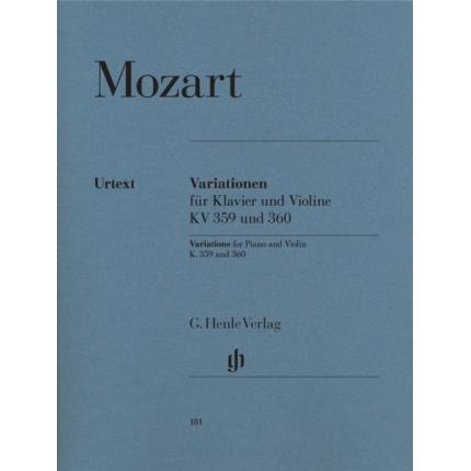 MOZART 莫扎特 小提琴变奏曲 HN 181