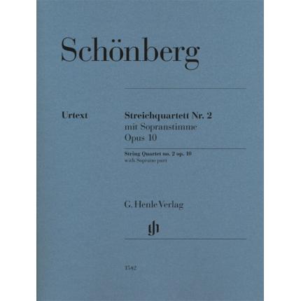 Schonberg 勋伯格 第二弦乐四重奏 no. 2 op. 10 HN 1542