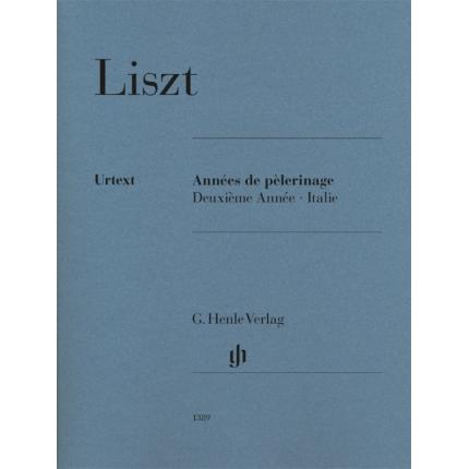 【原版乐谱】 Liszt 李斯特 旅行岁月，第二年：意大利 HN 1389