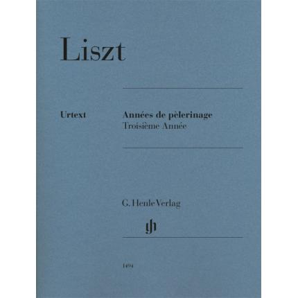 【原版乐谱】Liszt 李斯特 旅行岁月，第三年 HN 1494