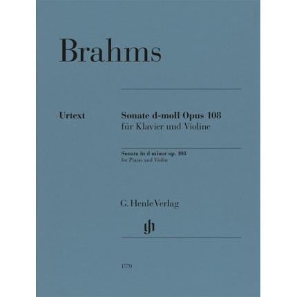 BRAHMS 勃拉姆斯 d小调小提琴奏鸣曲 op. 108 HN 1570