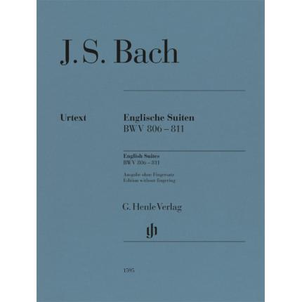 Bach  J.S.巴赫 英国组曲 BWV 806-811(净版，无指法标记) HN 1595
