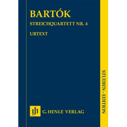 预售  Bartók 贝拉·巴托克 Streichquartett Nr. 4 第四弦乐四重奏 总谱 HN 7424