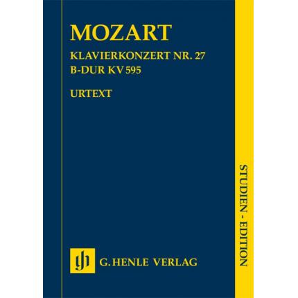 预售  Mozart 莫扎特 降B大调第27号钢琴协奏曲KV 595 总谱 HN 7534