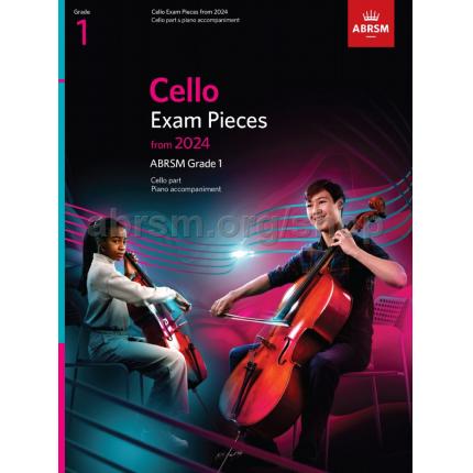 英皇考级：Cello Exam Pieces 大提琴精选曲目 2024 Grade 1 英文版