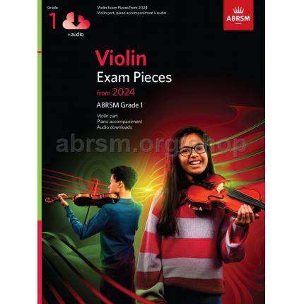 英皇考级：Violin Exam Pieces 小提琴精选曲目 2024 Grade 1 英文版 附音频