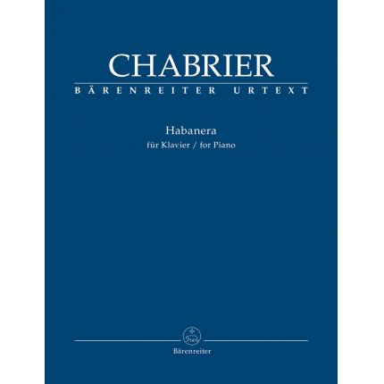CHABRIER 夏布里耶 哈巴涅拉--为钢琴而作 BA10839