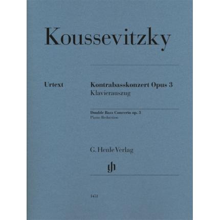  塞奇 库塞维茨基 Serge Koussevitzky 低音提琴协奏曲 op. 3 HN 1451