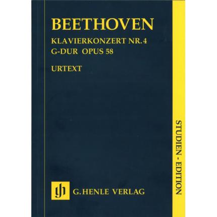  BEETHOVEN 贝多芬 G大调第四钢琴协奏曲 op. 58 总谱 HN 9804