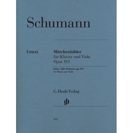  SCHUMANN 舒曼 童话画册--为中提琴与钢琴而作 op. 113 HN 632