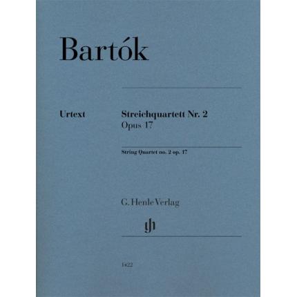 BÉLA BARTÓK 巴托克 第二弦乐四重奏，no. 2 op. 17 HN 1422