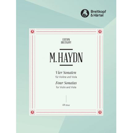 Michael Haydn 米歇尔·海顿 4首小提琴与中提琴奏鸣曲 EB 9344
