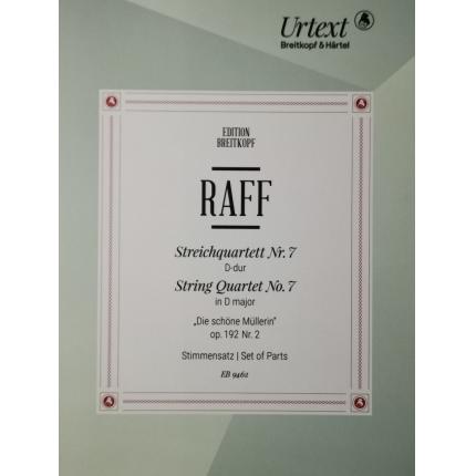  Joachim Raff 约阿希姆·拉夫  第七弦乐四重 D major Op. 192/2 EB 9462