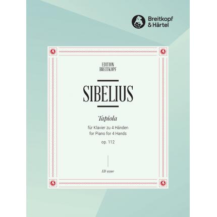  Sibelius 西贝柳斯 塔皮奥拉--为钢琴四手联弹而作 Tapiola Op. 112 EB 9390