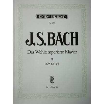 J S Bach 巴赫平均律钢琴曲集(第二卷)（BWV 870-893）EB 2375