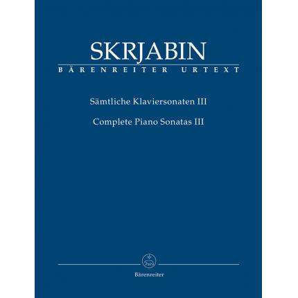 Skrjabin 斯克里亚宾 钢琴奏鸣曲全集 第三卷 Nr 6 Nr 7  Nr 8号 BA 9618