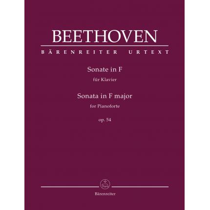 Beethoven 贝多芬 F大调钢琴奏鸣曲 op. 54 BA 11806