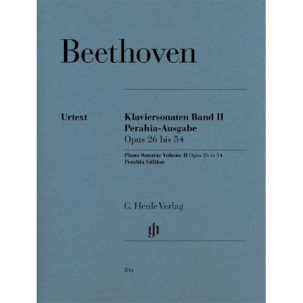  BEETHOVEN 贝多芬 钢琴奏鸣曲 卷二 op.26–54（佩拉西亚指法） HN 834