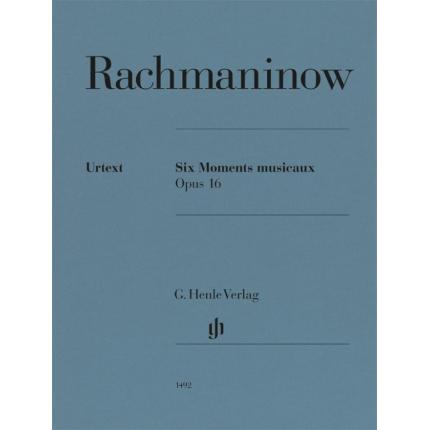 RACHMANINOFF 拉赫玛尼诺夫 六首音乐瞬间 op. 16 HN 1492