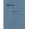 BÉLA BARTÓK 巴托克 第二弦乐四重奏，no. 2 op. 17 HN 1422