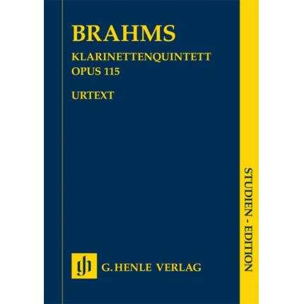 BRAHMS 勃拉姆斯 b小调单簧管五重奏 op.115（学习版）HN 9651