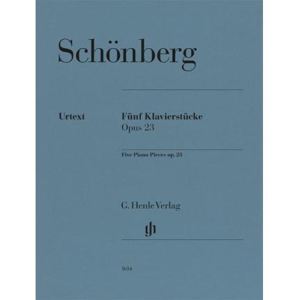  schoenberg 勋伯格 五首钢琴小品 op. 23 HN 1614