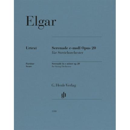  ELGAR 埃尔加 E小调弦乐小夜曲 Op.20 总谱 HN 3310