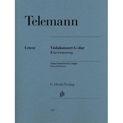 TELEMANN 泰勒曼 G大调协奏曲--为中提琴和管弦乐队而作  HN 1217 