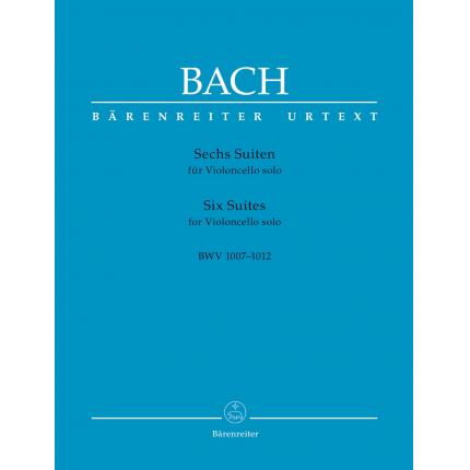 Bach 巴赫 六首大提琴独奏组曲 BWV 1007-1012 BA05257