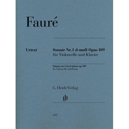  FAURÉ 福雷 d小调第1大提琴奏鸣曲op. 109 HN 1357