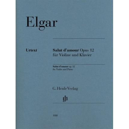 ELGAR 埃尔加 爱的礼赞op. 12--为小提琴和钢琴而作 HN 1188