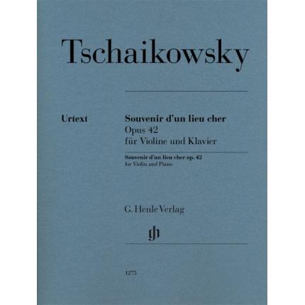  TCHAIKOVSKY 柴可夫斯基 回忆留念的地方op. 42 --为小提琴和钢琴而作 HN 1275