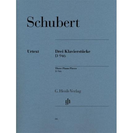  SCHUBERT 舒伯特 三首钢琴即兴曲 op. post. D 946 HN 66 
