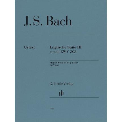  J S 巴赫 g小调第3英国组曲 BWV 808 HN 1703
