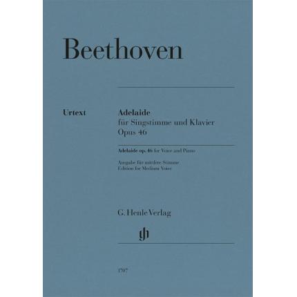  BEETHOVEN 贝多芬 阿黛莱德 op. 46--为声乐和钢琴而作 中音 HN 1707